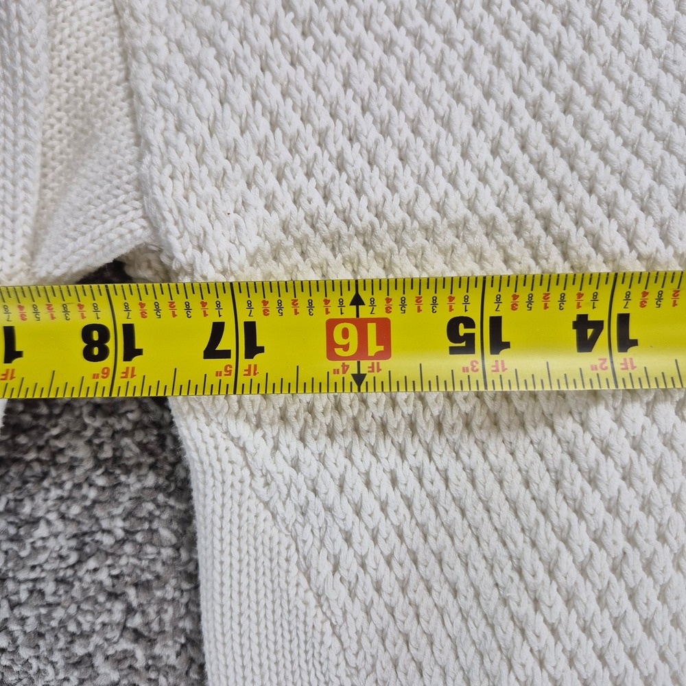 Athleta Turtleneck Sweater Womens‎ Small Ivory Textured Knit Breckenridge - Picture 7 of 8